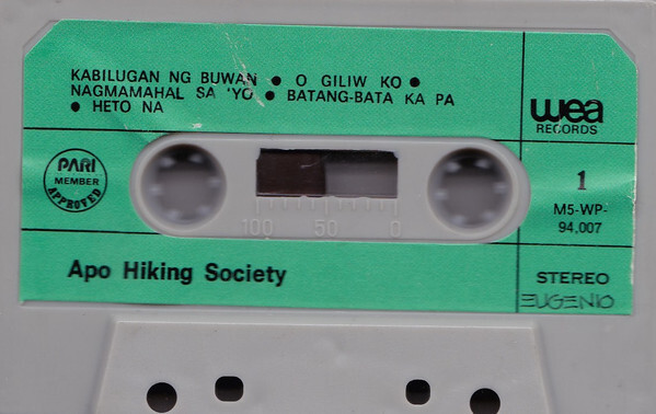 Apo Hiking Society - Apo Hiking Society Tape
