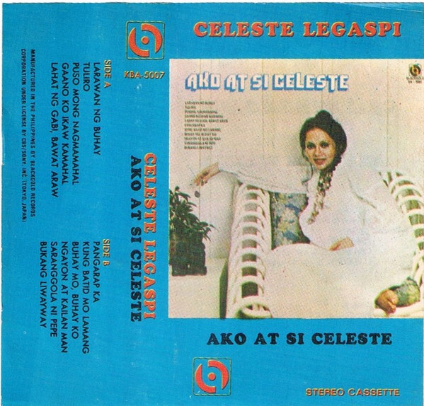 Celeste Legaspi - Ako At Si Celeste Jcard