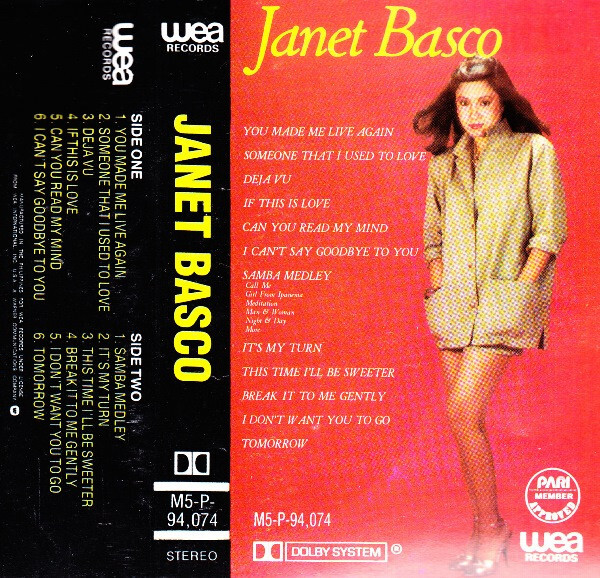 Janet Basco - Janet Basco Jcard